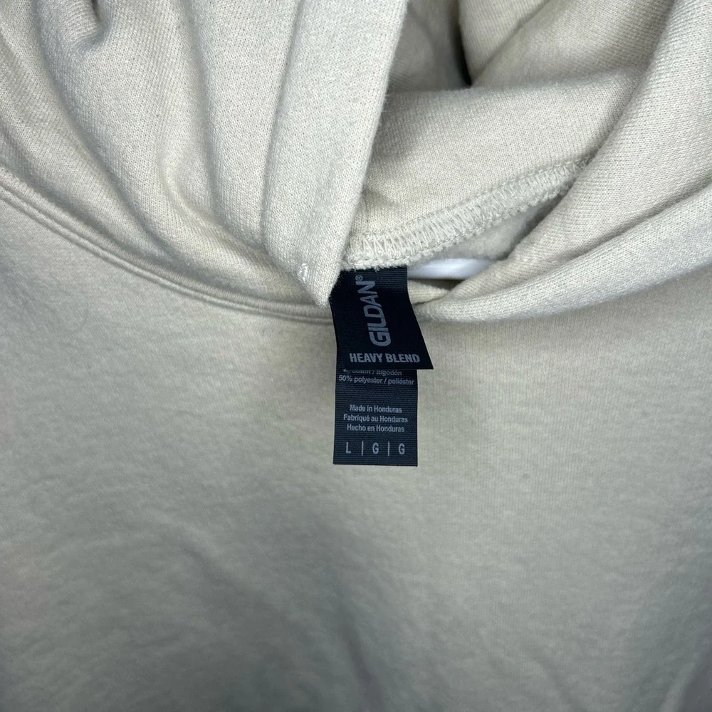 Gildan Light Tan Hoodie - Picture 12 of 12